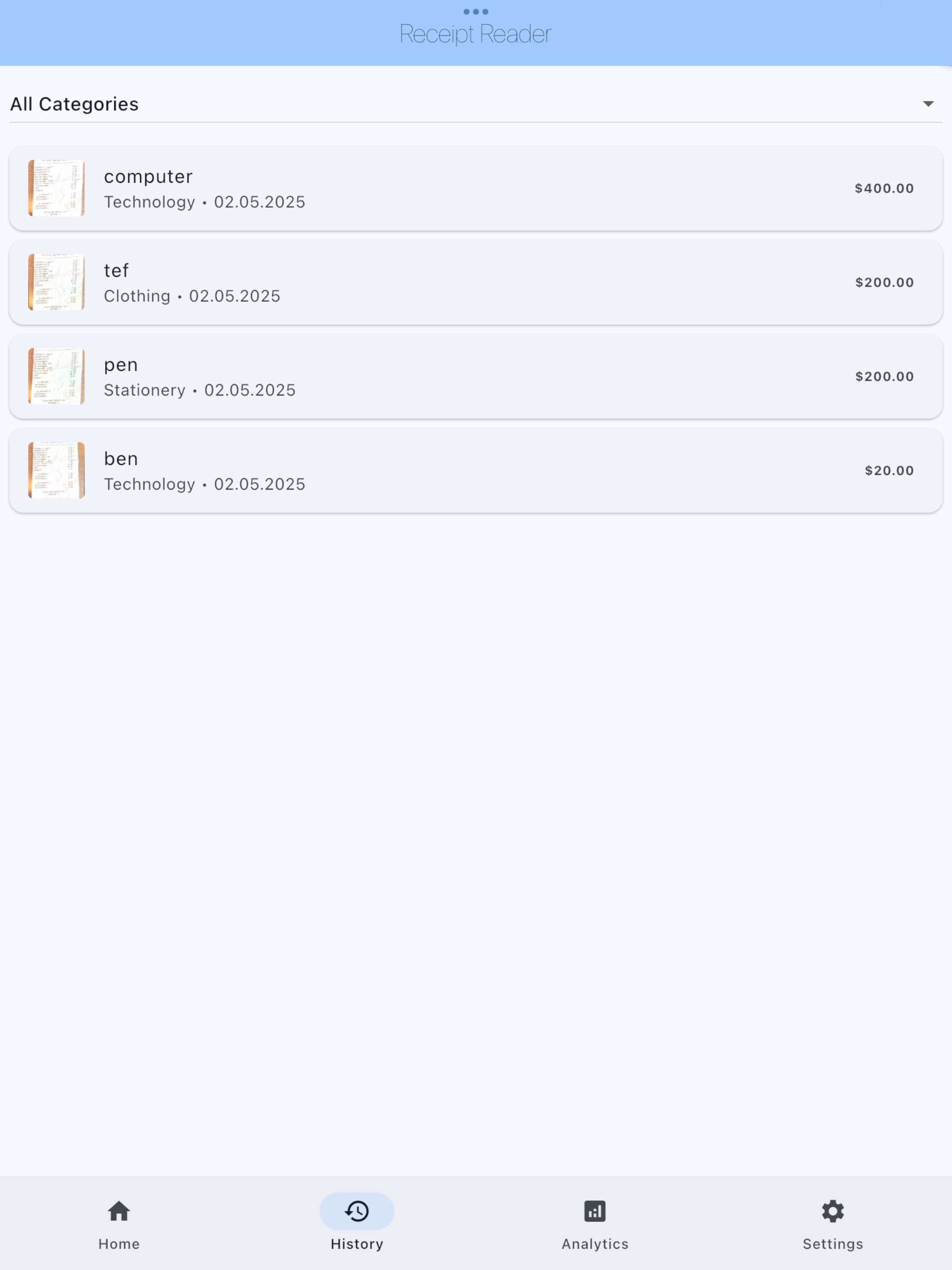 Receipt Reader: Pay Save screenshot 7