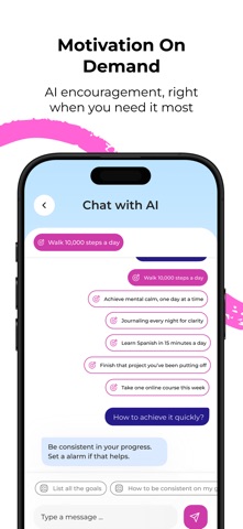 AIspire: AI Goal Tracker screenshot