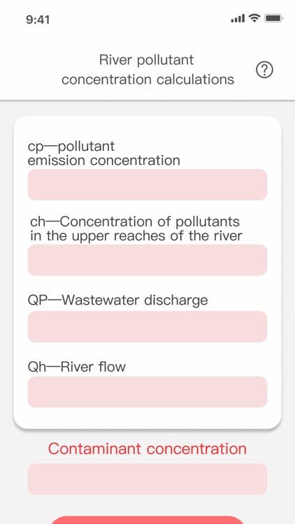 Pollutant concentration