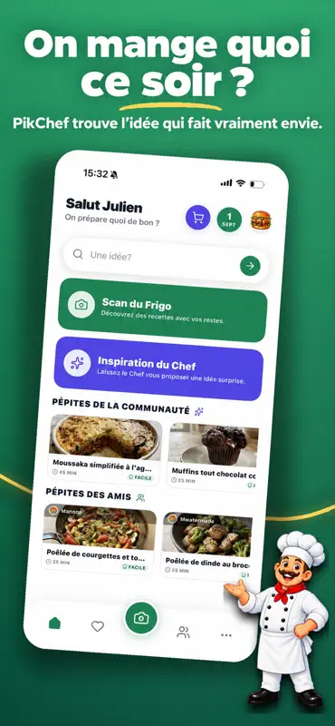 PikChef – Recettes & Menus screenshot 1 of 7