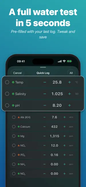 Reeflo: Reef Aquarium Tracker screenshot 3