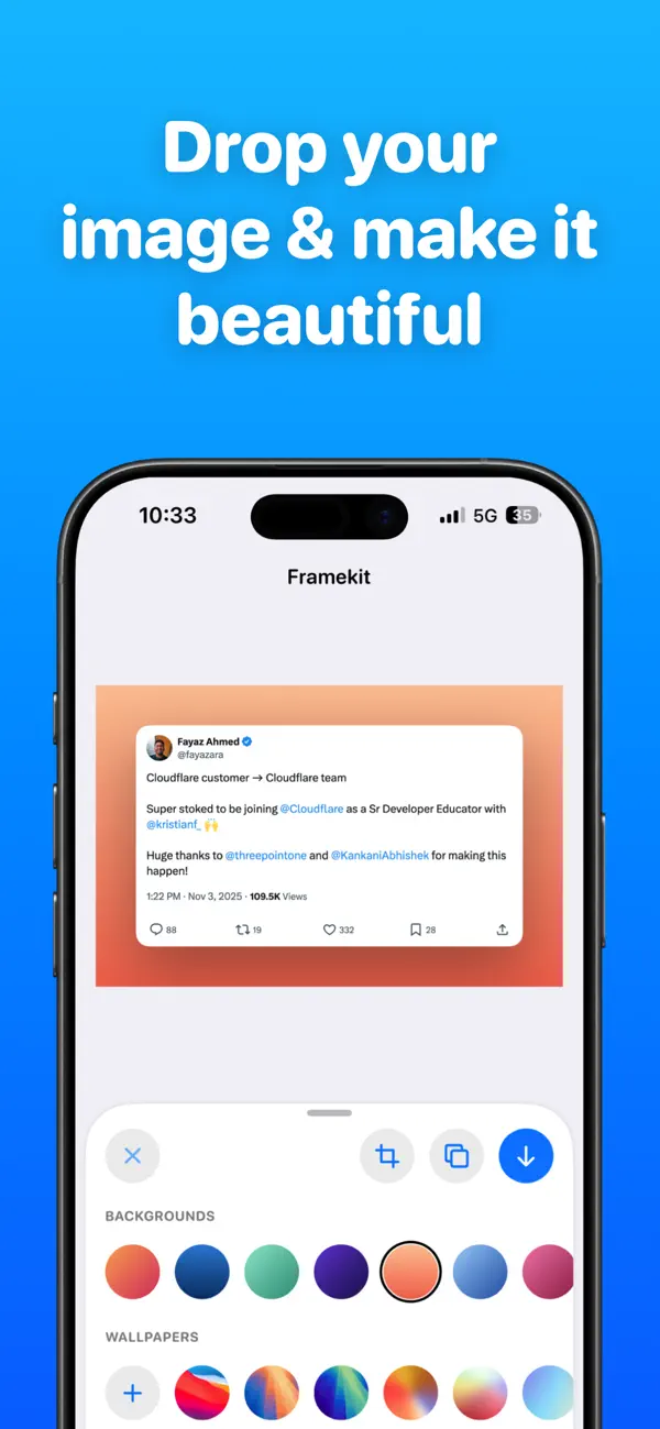 Screenshot #2 pour Framekit: Better Screenshots