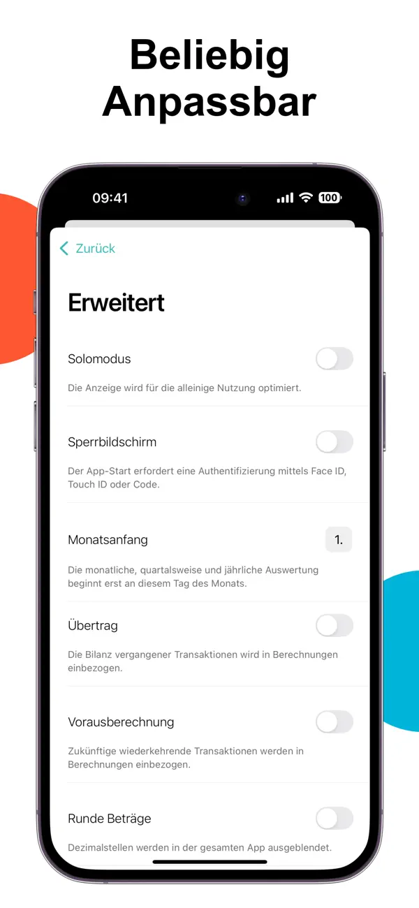 Haushaltsbuch Ausgaben Monee iPhone App Screenshot 7 – Finanzen