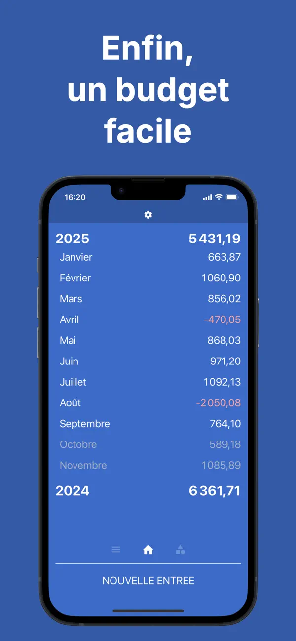 Screenshot #1 pour Gestion de Budget & Dépenses
