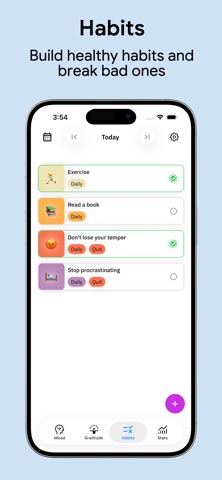 Mood Tracker : Self-Care Diary Screenshot 4 of 4