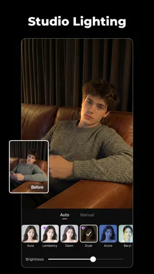 Capture d'écran de Wink: Video Enhancer & Editor sur iPhone 8