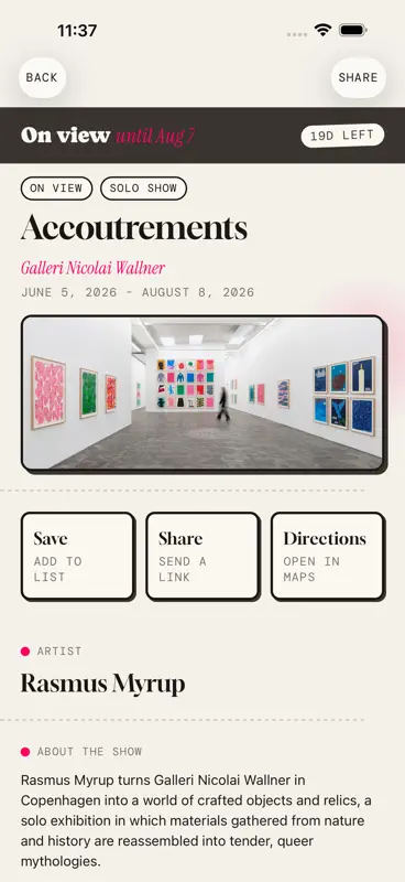 XHBT: Art Galleries & Exhibits screenshot 2 of 4