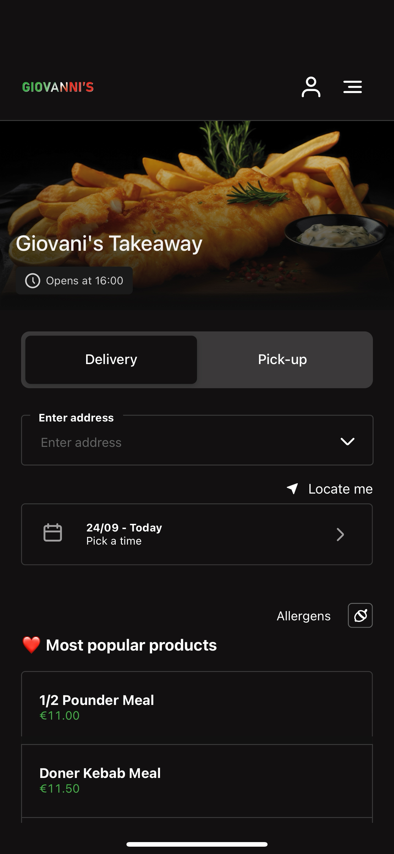 Giovani's Takeaway screenshot 2