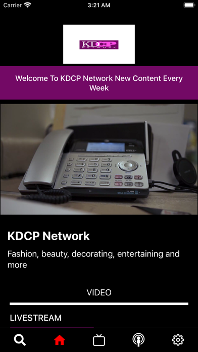 KDCP Network Screenshot