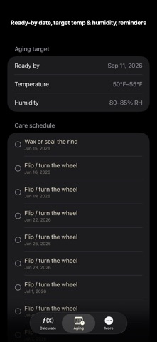 Curd: Cheese Making Calc Screenshot 5 of 5