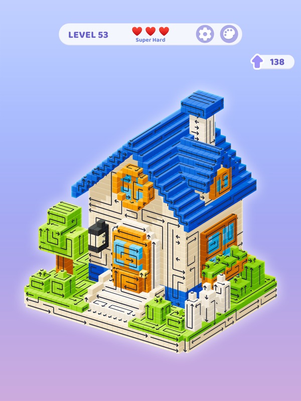 Arrow Block 3D - Tap Maze Game screenshot 6