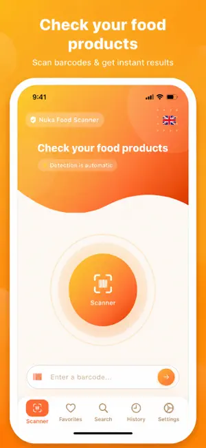 Nuky Food Scanner screenshot 1