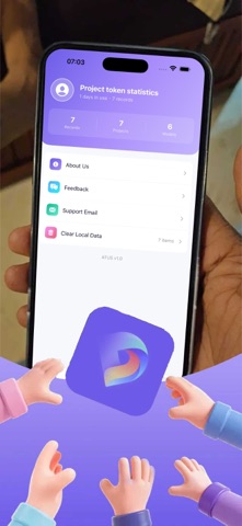 ATUS - AI Token Usage Stats iPhone screenshot 2