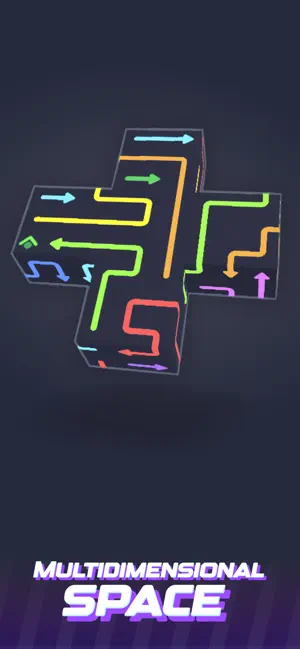 3D Cube Maze: Arrow Sort screenshot 2