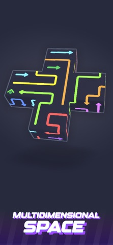 3D Cube Maze: Arrow Sort Screenshot 2 of 6