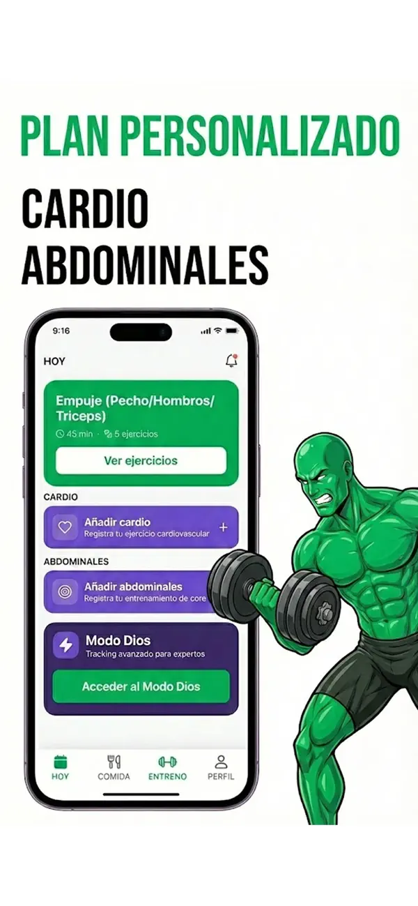 Screenshot #2 pour AION - Contador Calorías y Gym