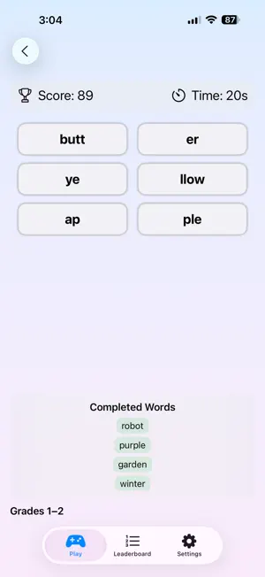 SpellingMatch screenshot 2