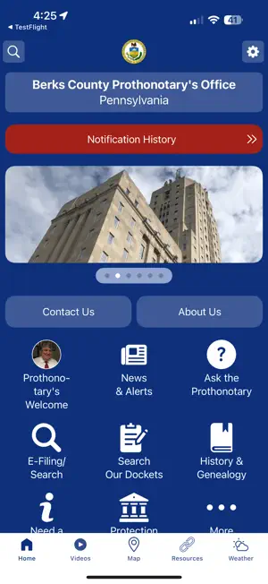 Berks County Prothonotary screenshot 1