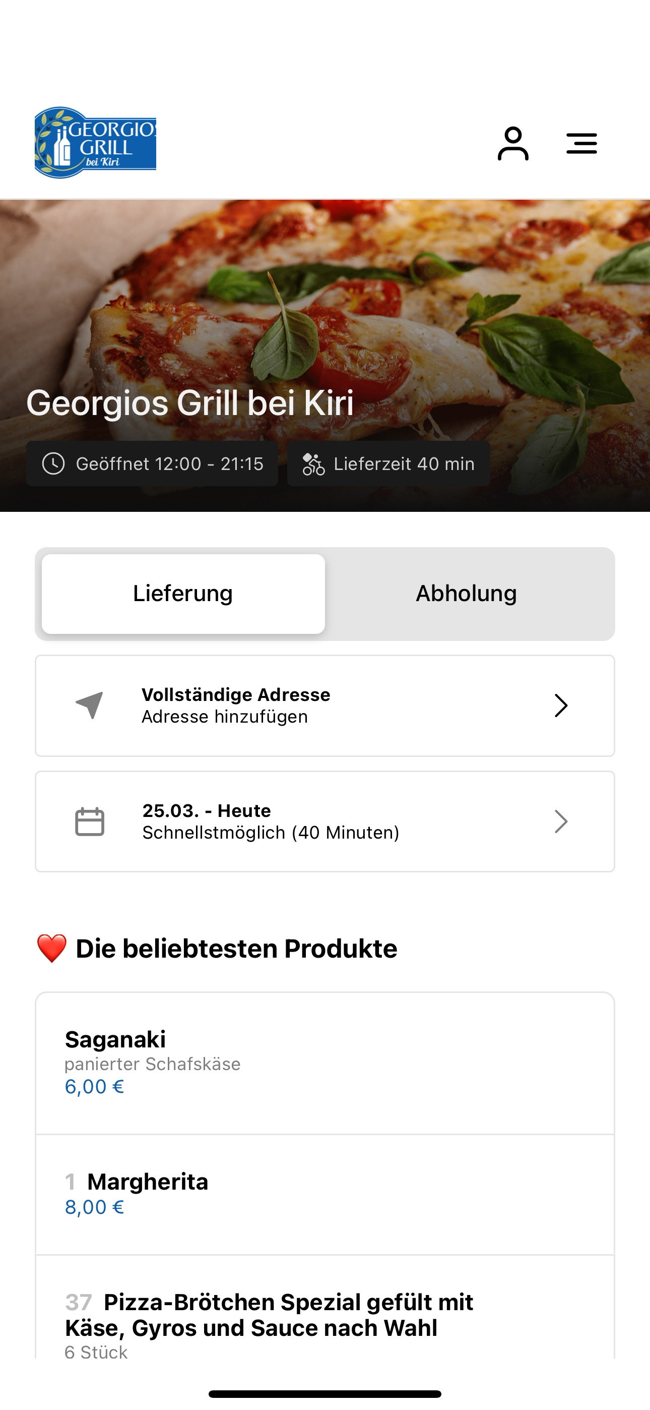 Georgios Grill bei Kiri screenshot 3