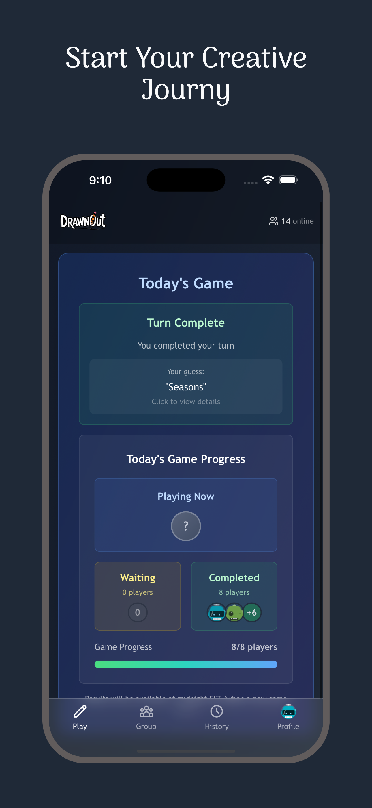 DrawnOut: Daily Drawing Game