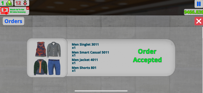 Old Cloth Store Delivery Game