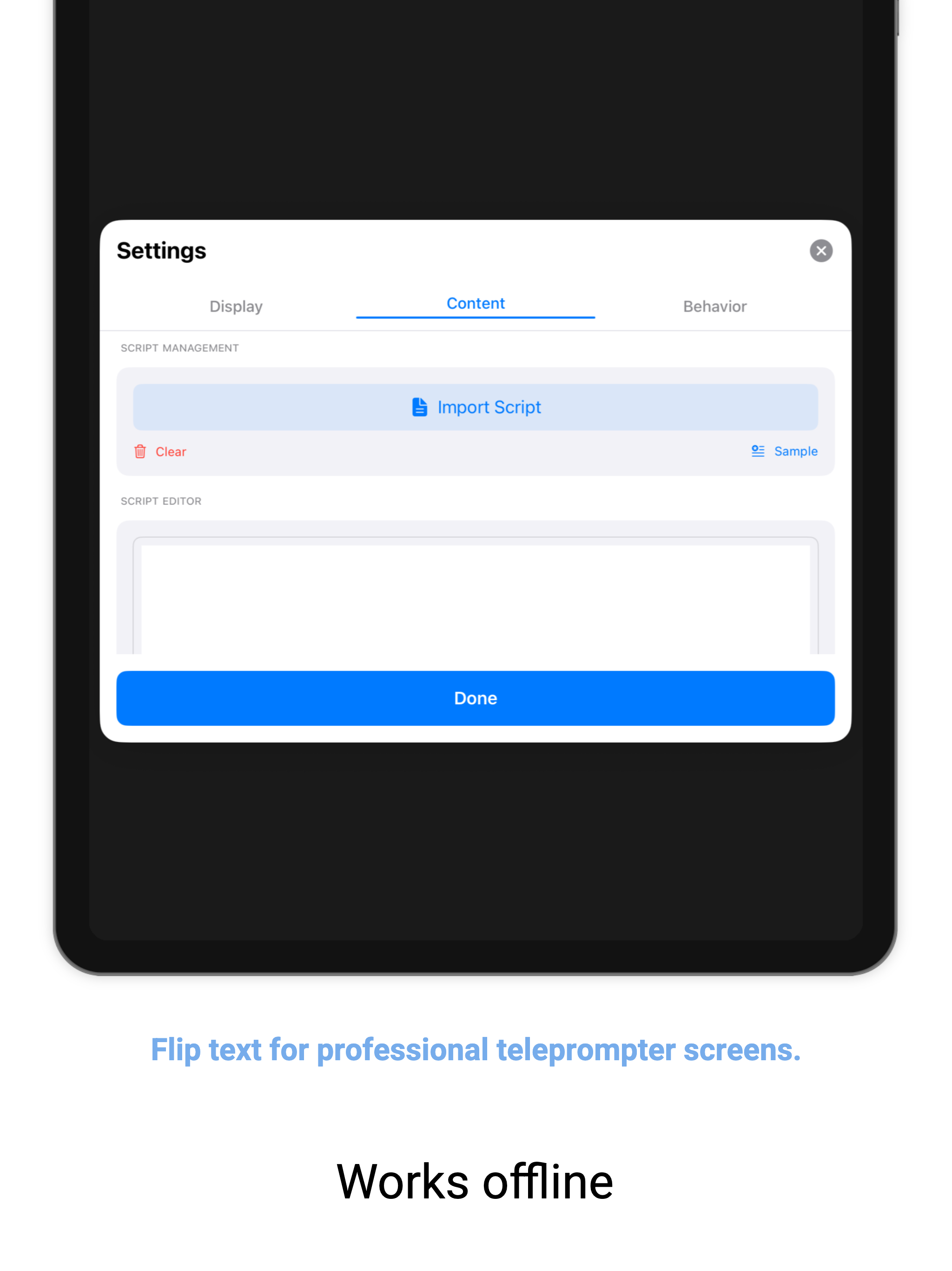 Teleprompter & Script Reader screenshot 8