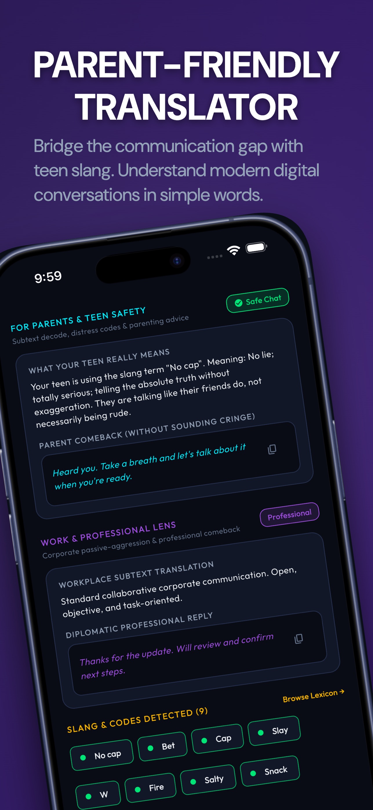 Screenshot 1 of VibeCheck: Genz Vibe & Slangs