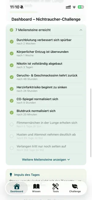 Nichtraucher-Challenge screenshot 4