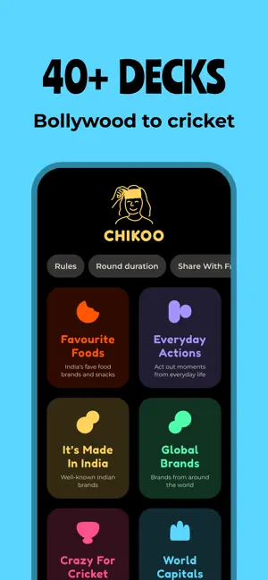 CHIKOO: Indian Charades Game screenshot 2