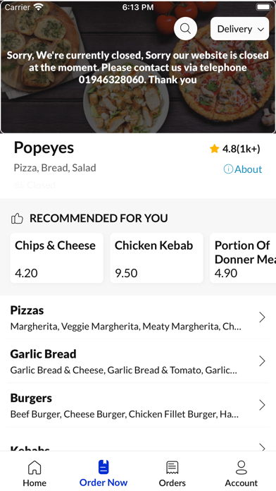 Popeyes. Screenshot