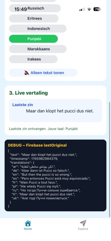 Mijoka Taal Cursist App screenshot