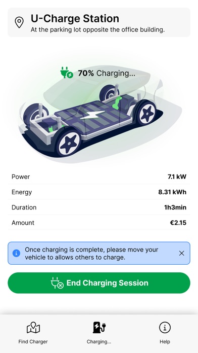 UCharge Powered by UNIPET iPhone screenshot 3 - Travel app