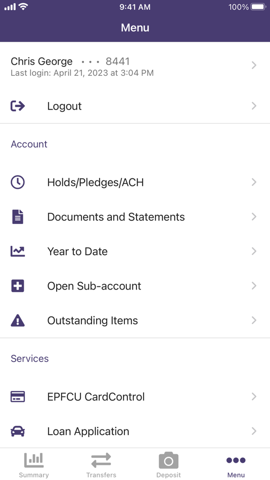 #5. EP FCU (iOS) 게시자: EP Federal Credit Union