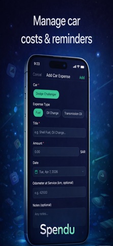 Spendu App screenshot
