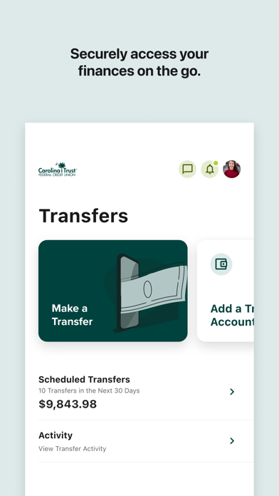 Carolina Trust Mobile Banking Screenshot