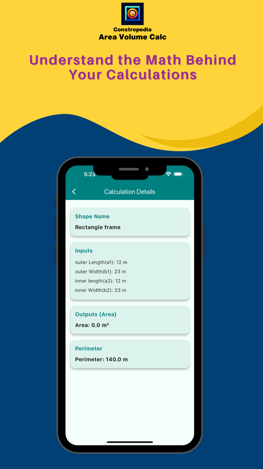 #6. Constropedia Area Volume Calc (iOS) 由: Binary And Bricks Pvt Ltd