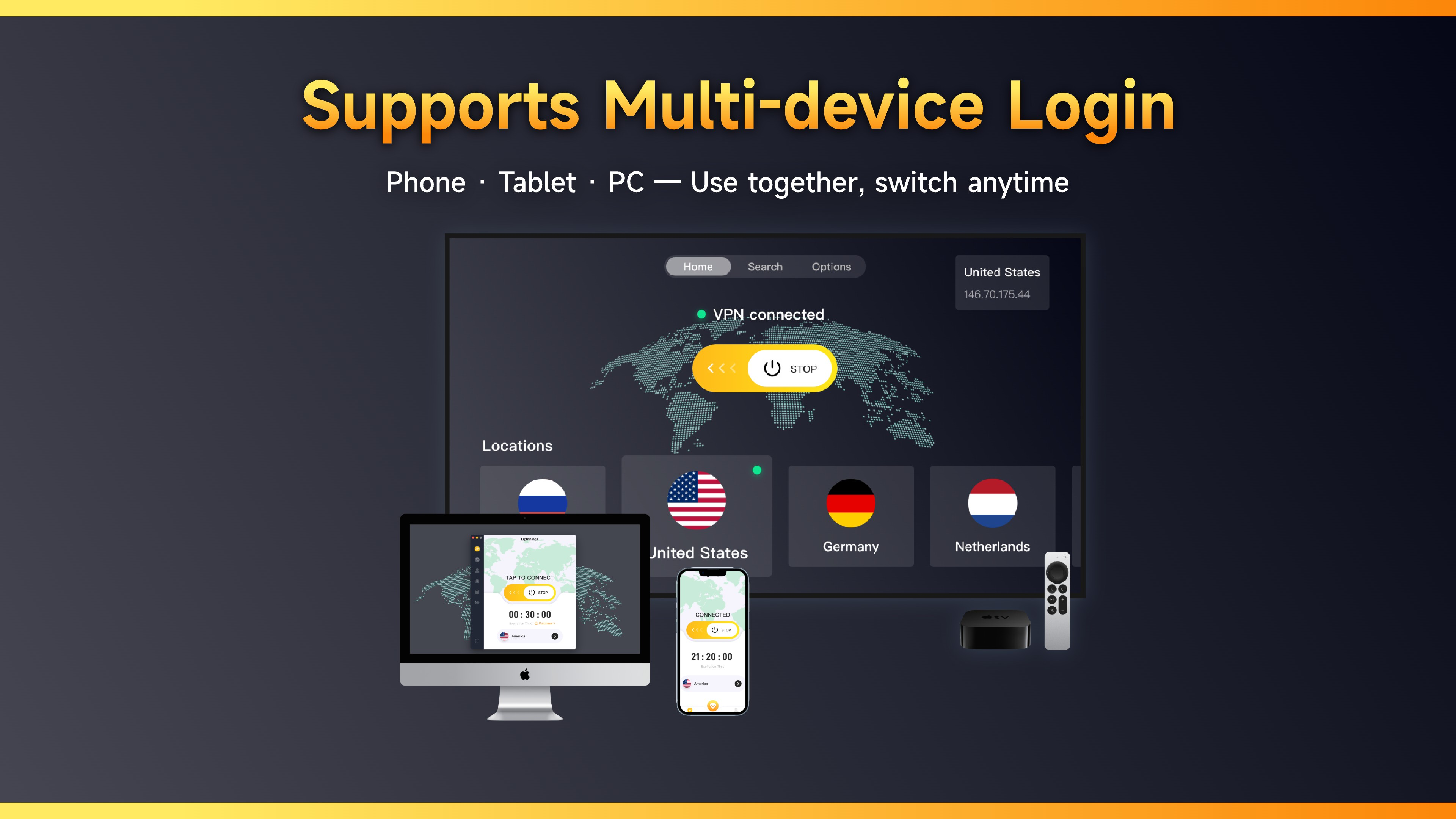 LightningX VPN: Fast Unlimited