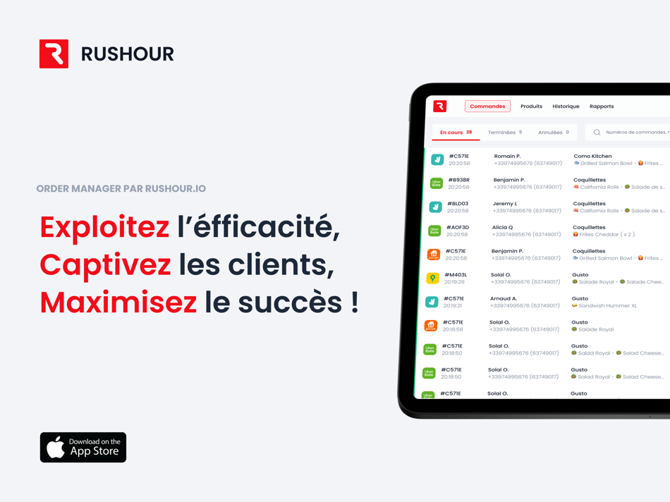 #1. Order Manager (iOS) 由: RUSHOUR