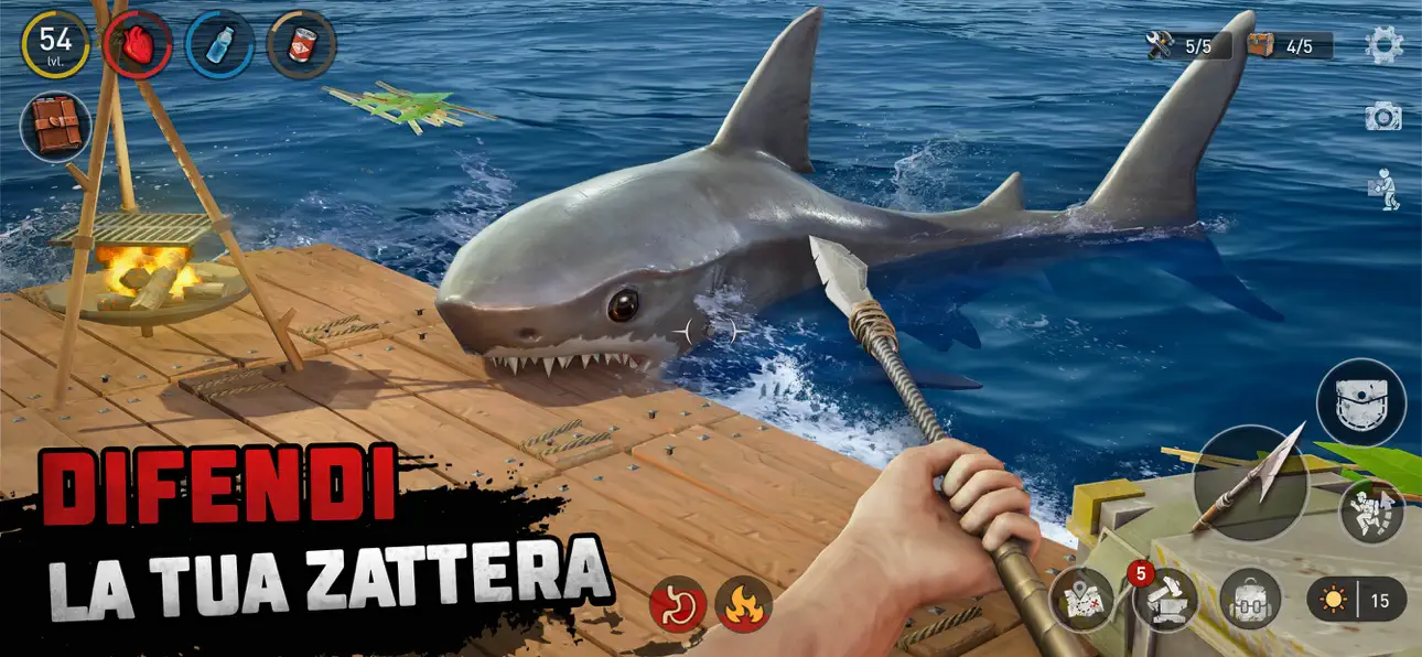 Raft Survival - Ocean Nomad Hack screenshot 1 - iOS game interface