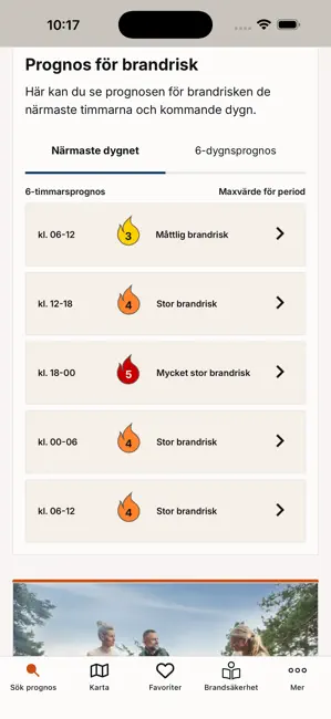 Brandrisk Ute iPhone screenshot 2