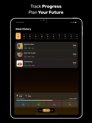 Calio: AI Calorie Tracker iPad screenshot
