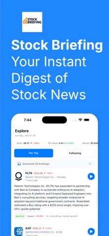Stock Briefing Screenshot 1 of 5