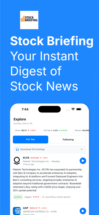 Stock Briefing Screenshot 1 of 5