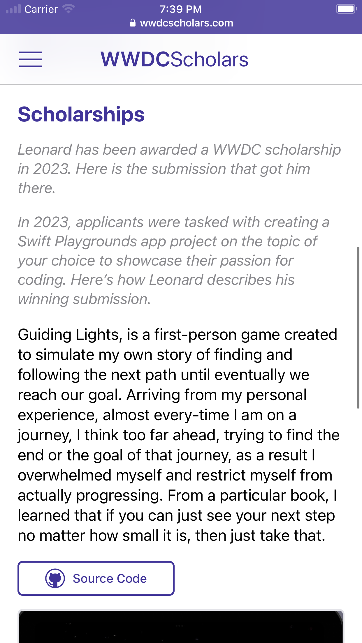 WWDCScholars