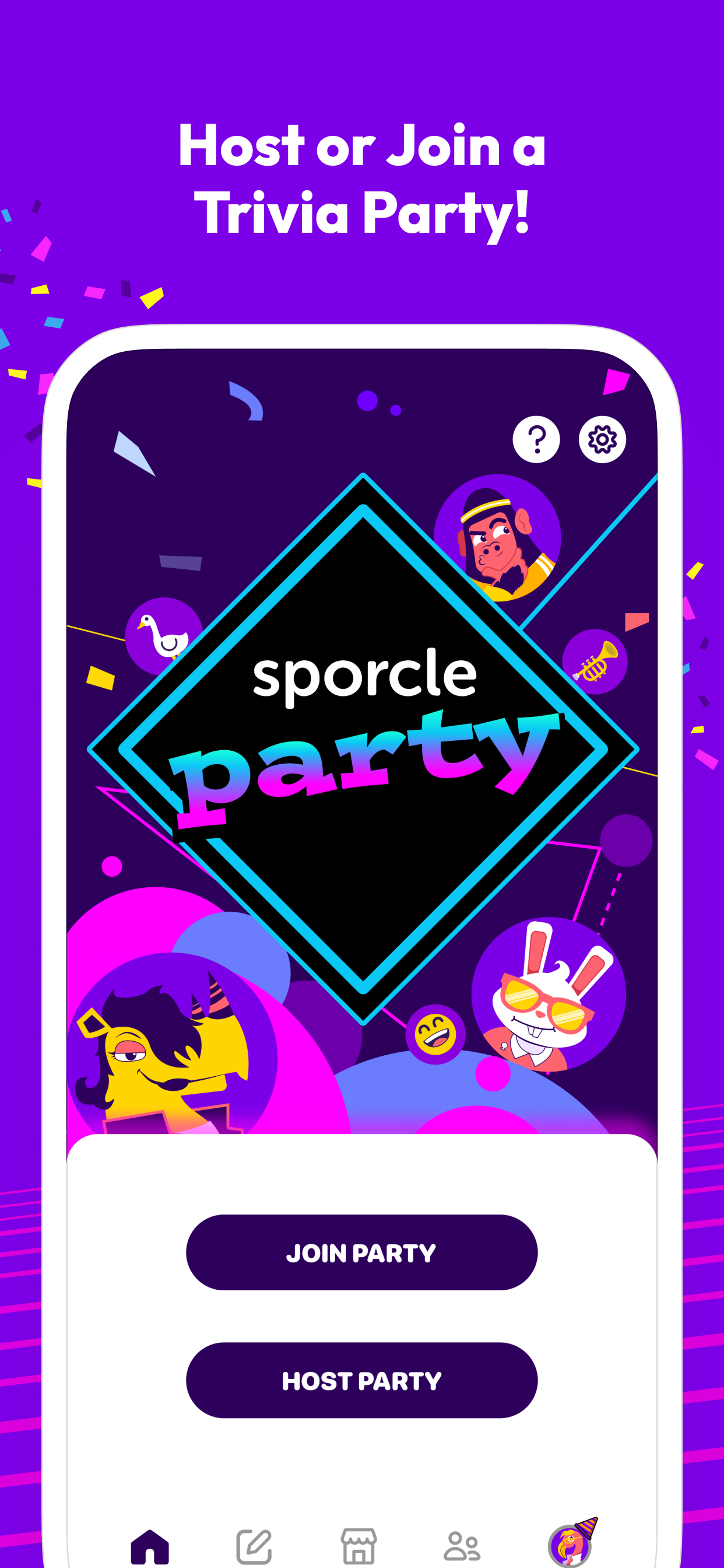 Sporcle Party: Social Trivia