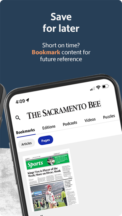 Sacramento Bee News Screenshot