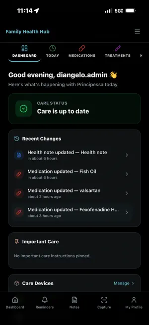 Family Health Hub screenshot 1