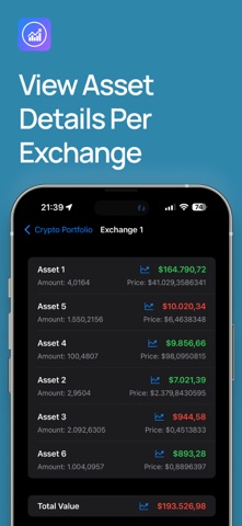 Easy Crypto Portfolio screenshot