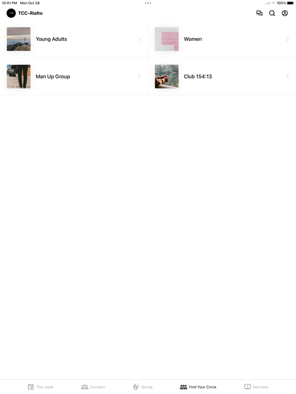 Tri-City Church App iPad screenshot 3 - Lifestyle app