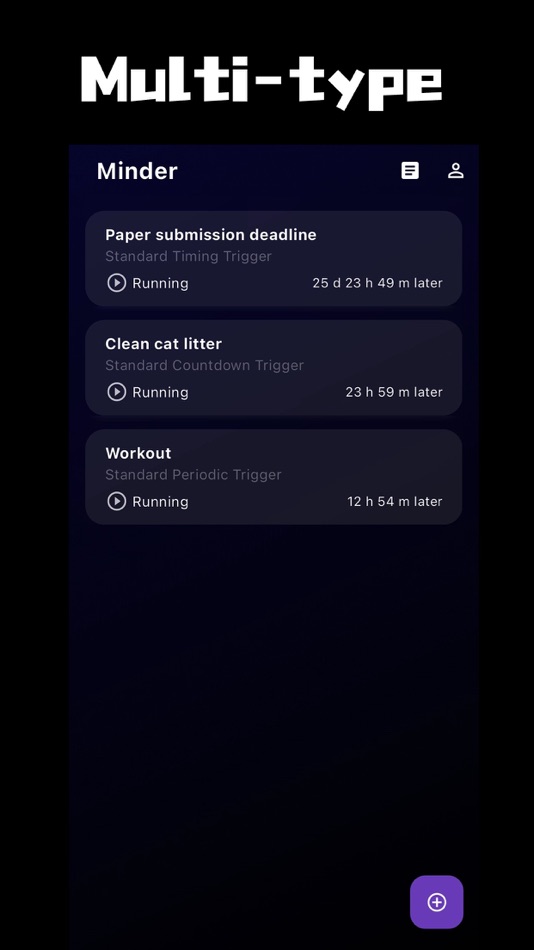 #2. Minder - Time Scheduler (iOS) Bởi: Step